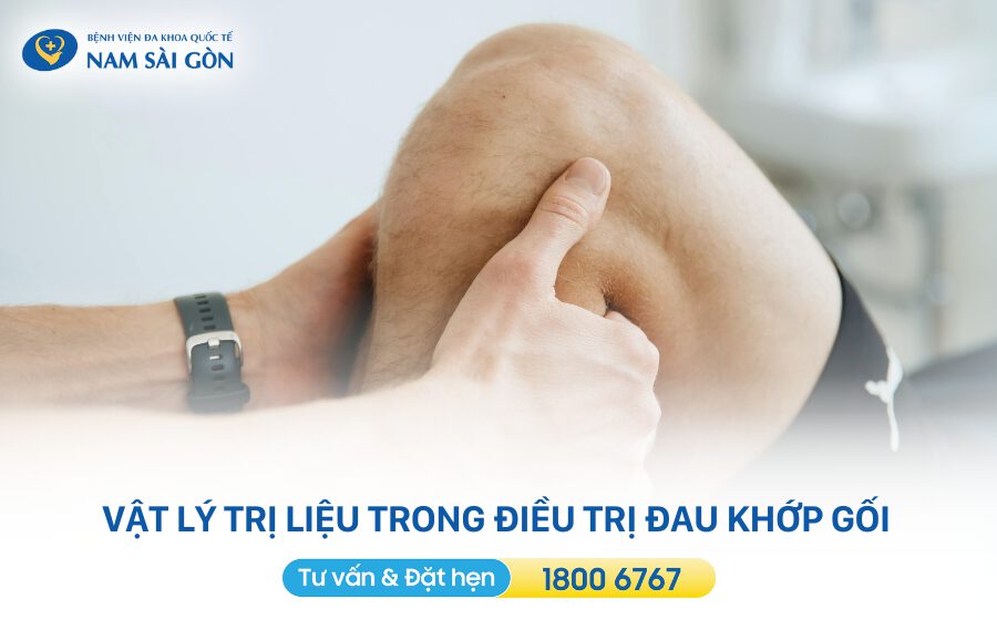 sưng đầu gối điều trị đau khớp gối