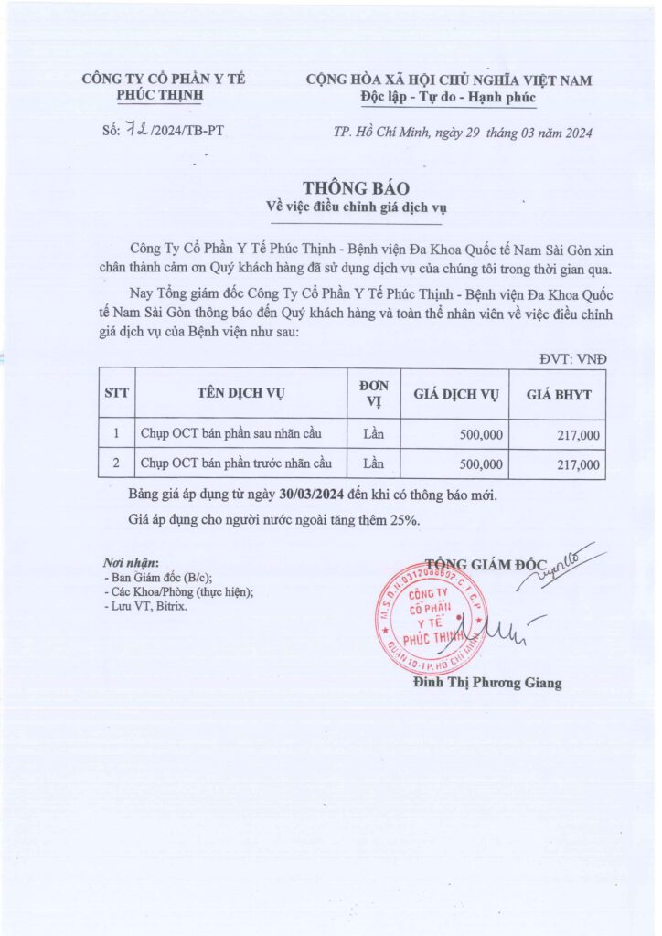 So 72 2024 TB PT. Dieu chinh gia dich vu
