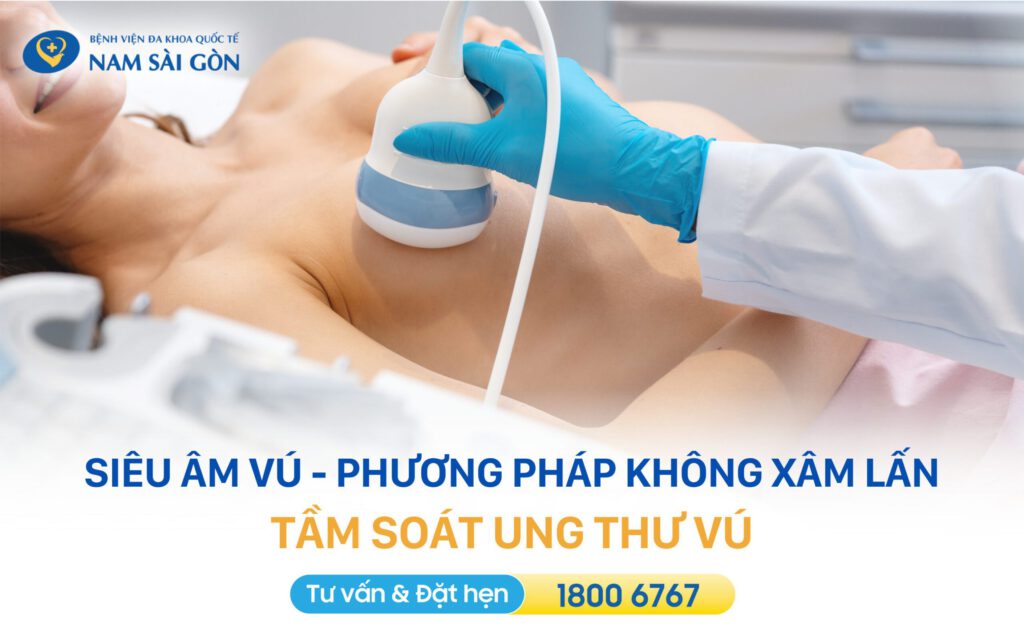 siêu âm vú chẩn đoán ung thư vú