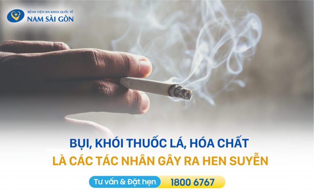 Nguyên nhân gây bệnh hen suyễn