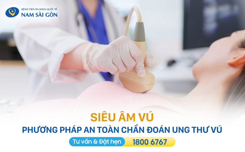 siêu âm vú chẩn đoán ung thư vú
