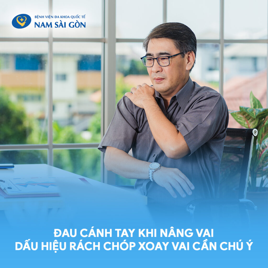 Triệu chứng khi bị rách chóp xoay vai
