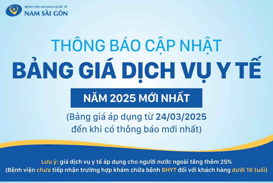 BẢNG GIÁ DỊCH VỤ Y TẾ MỚI NHẤT NGÀY 24/03/2025 (ĐẾN KHI CÓ THÔNG BÁO MỚI)