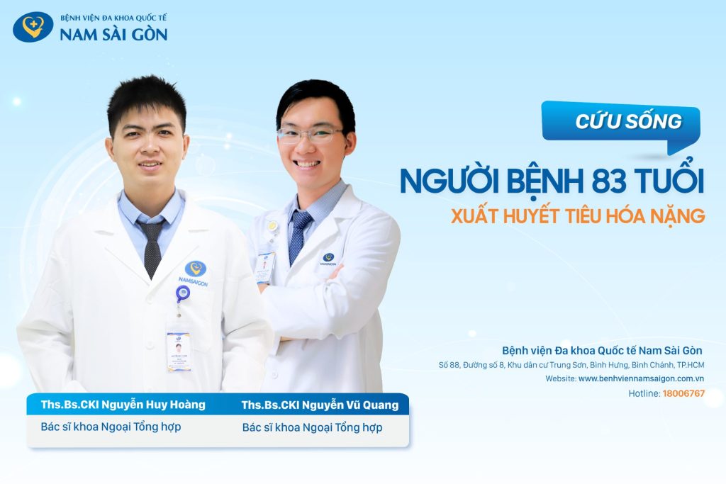 CỨU SỐNG NGƯỜI BỆNH 83 TUỔI XUẤT HUYẾT TIÊU HÓA NẶNG 2 artboard 14x 1 3