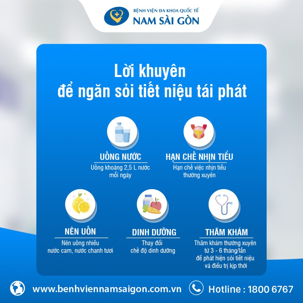 Lời Khuyên Để Ngăn Sỏi Tiết Niệu Tái Phát