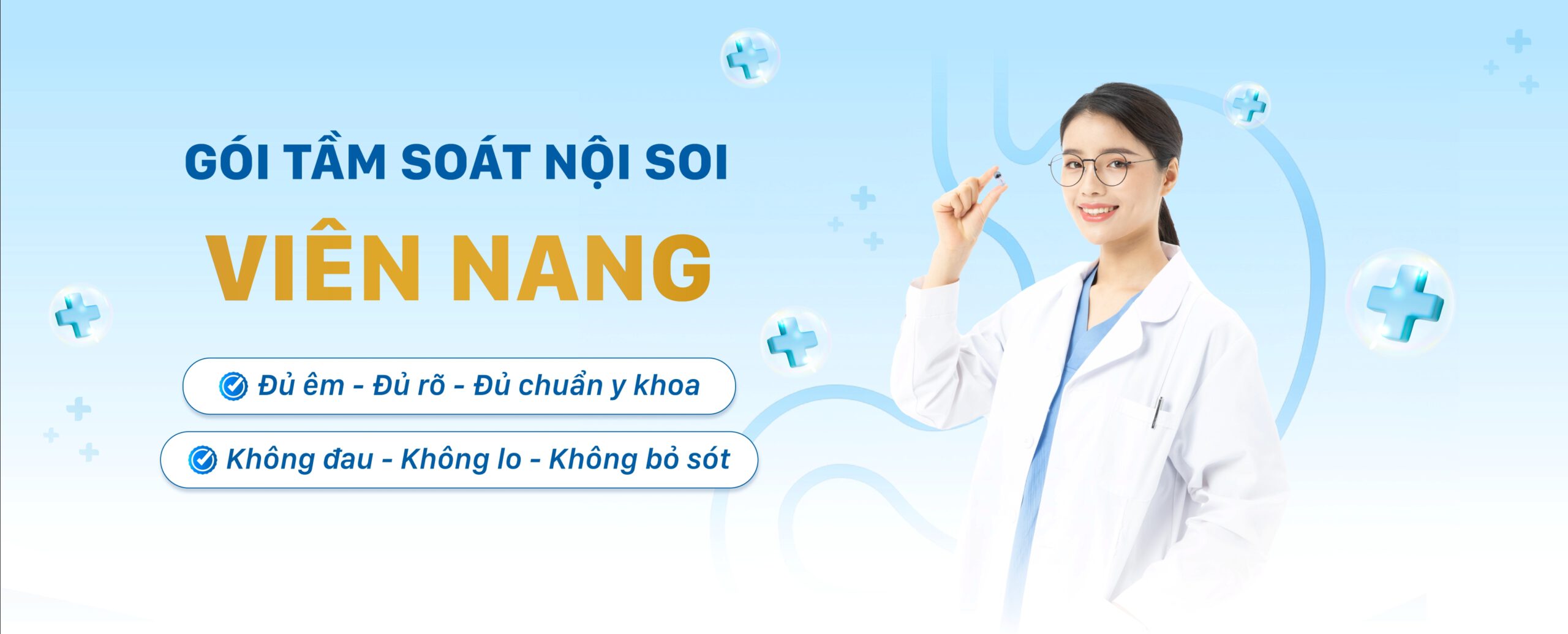 <p>Gói Tầm soát sức khỏe</p>
<p>Nội soi viên nang</p>
