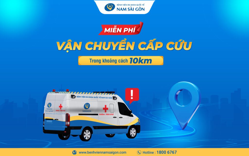 MIỄN PHÍ VẬN CHUYỂN CẤP CỨU TRONG KHOẢNG CÁCH 10KM CỦA BỆNH VIỆN ĐA KHOA QUỐC TẾ NAM SÀI GÒN - BẠN CÓ BIẾT? 2 Post capcuu BannerWeb