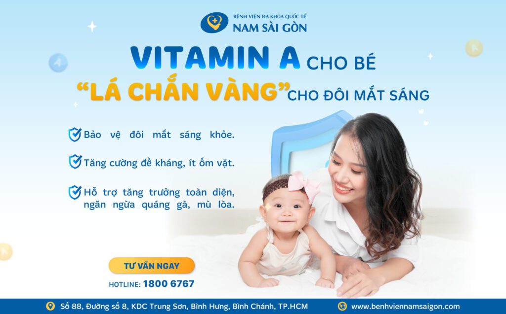 Website VITAMIN A CHO BE LA CHAN VANG CHO DOI MAT SANG
