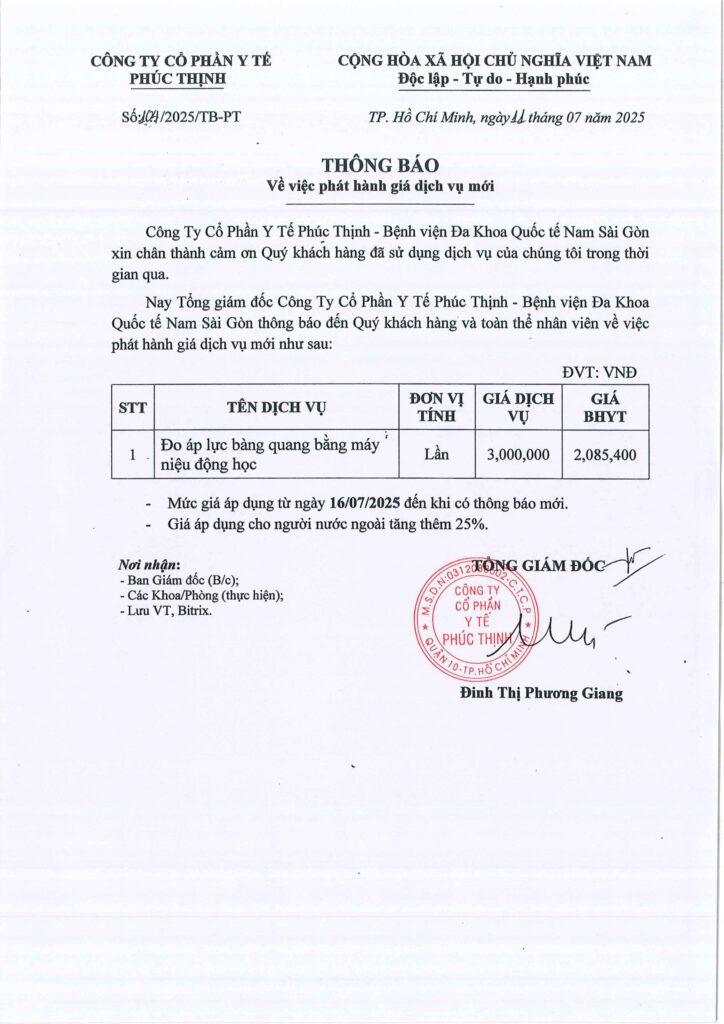 So 104 2025 TB PT. Phat hanh gia dich vu moi do ap luc bang quang bang may nieu dong hoc 1