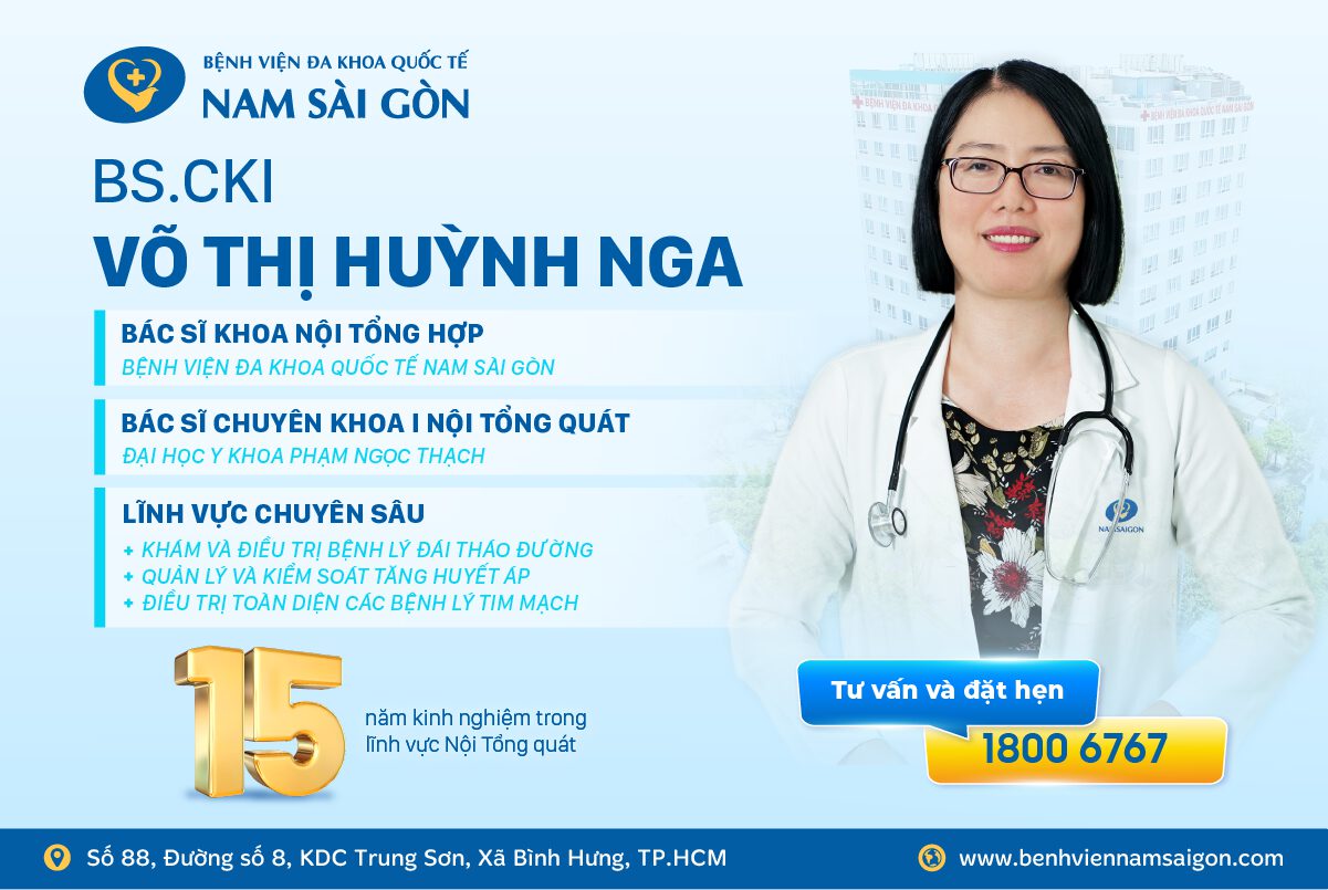 BS.CKI VÕ THỊ HUỲNH NGA – HƠN 15 NĂM ĐỒNG HÀNH CHĂM SÓC SỨC KHỎE NỘI KHOA