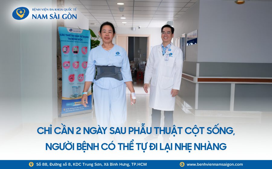 hồi phục vận động sau 2 ngày mổ cột sống