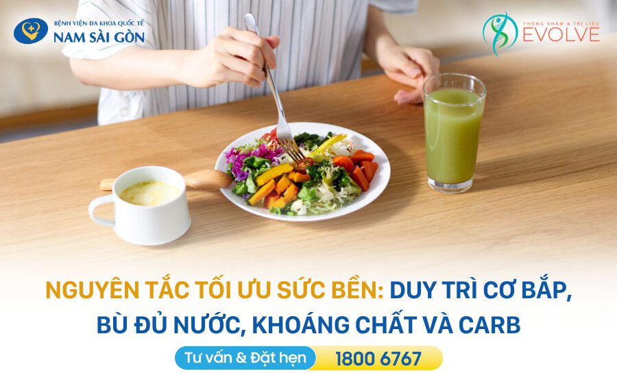 DINH DƯỠNG TRONG THI ĐẤU: BÍ QUYẾT NẠP NĂNG LƯỢNG BỨT PHÁ PHONG ĐỘ 6 Nguyen tac toi uu suc ben cho van dong vien