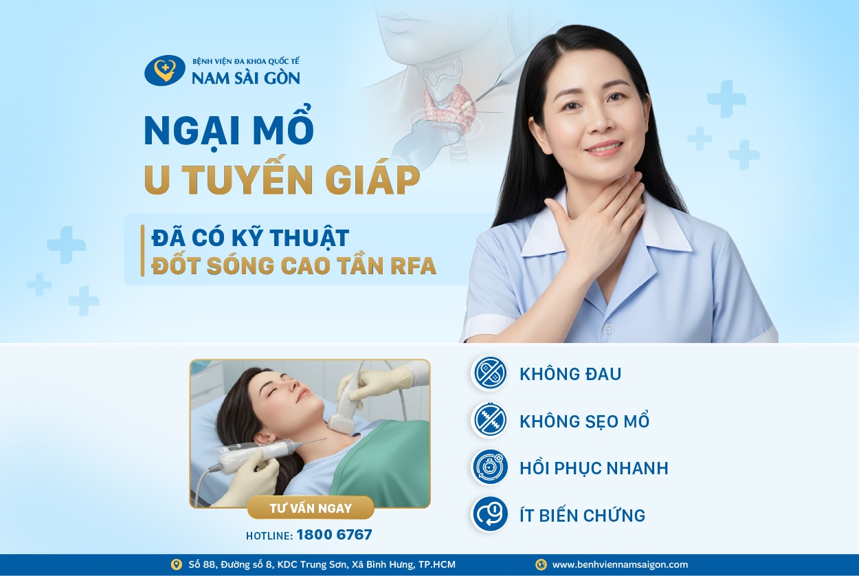 ĐỐT SÓNG CAO TẦN (RFA) – GIẢI PHÁP ĐIỀU TRỊ U LÀNH KHÔNG ĐAU, KHÔNG SẸO MỔ