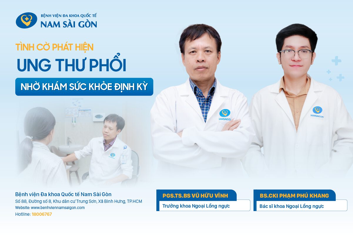 TÌNH CỜ PHÁT HIỆN UNG THƯ PHỔI NHỜ KHÁM SỨC KHỎE ĐỊNH KỲ