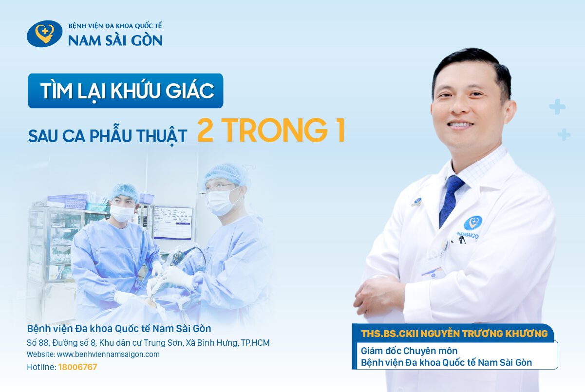 TÌM LẠI KHỨU GIÁC SAU CA PHẪU THUẬT 2 TRONG 1