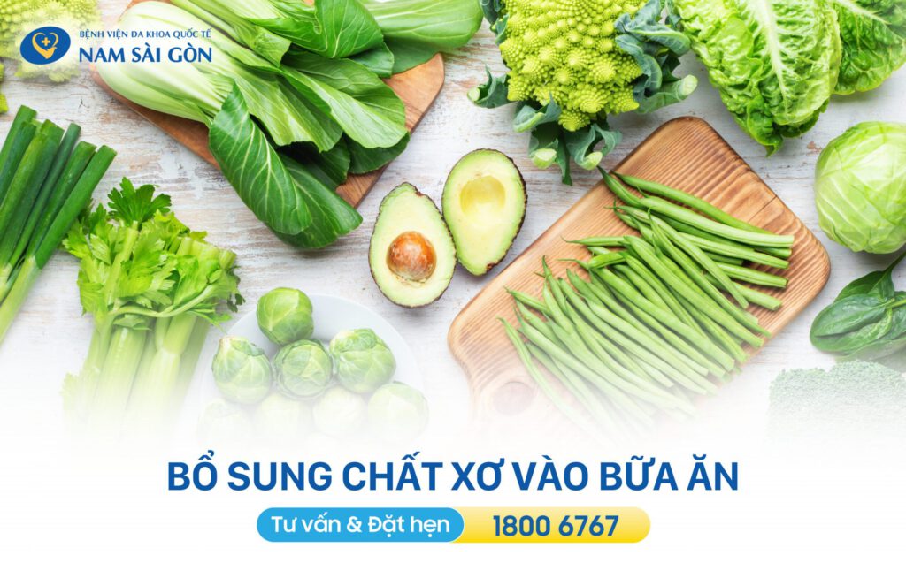 bổ sung chất xơ khi điều trị bệnh trĩ