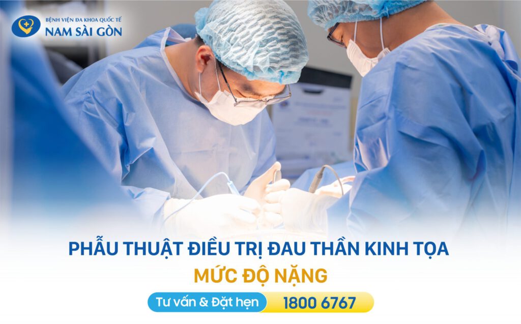 phẫu thuật điều trị đau thần kinh tọa