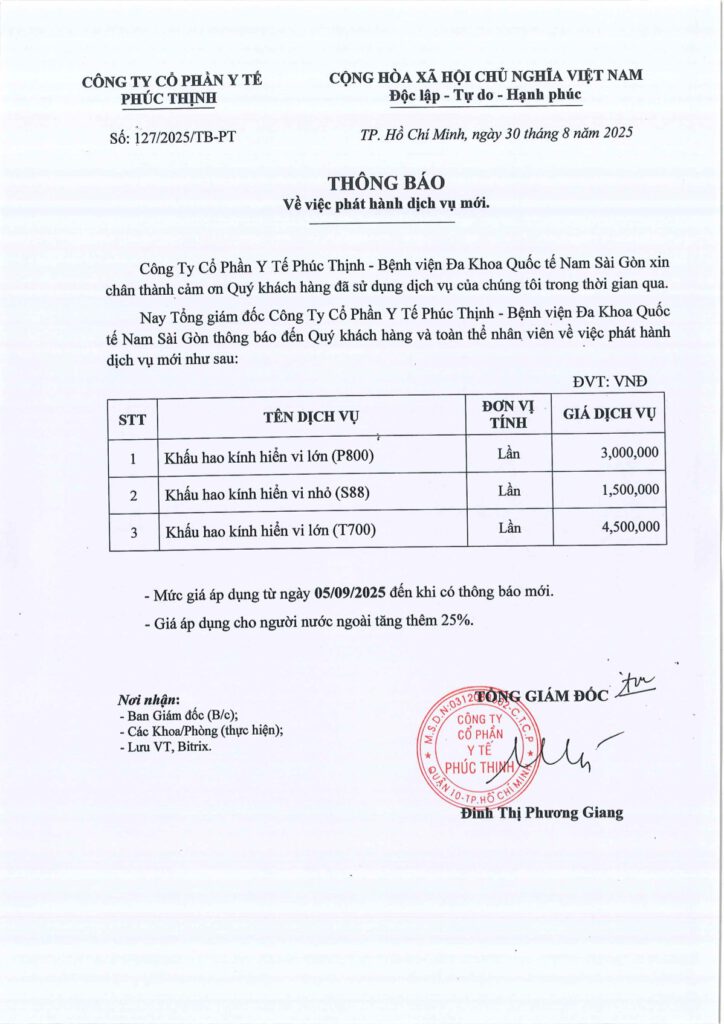 So 127 2025 TB PT. Phat hanh dich vu moi