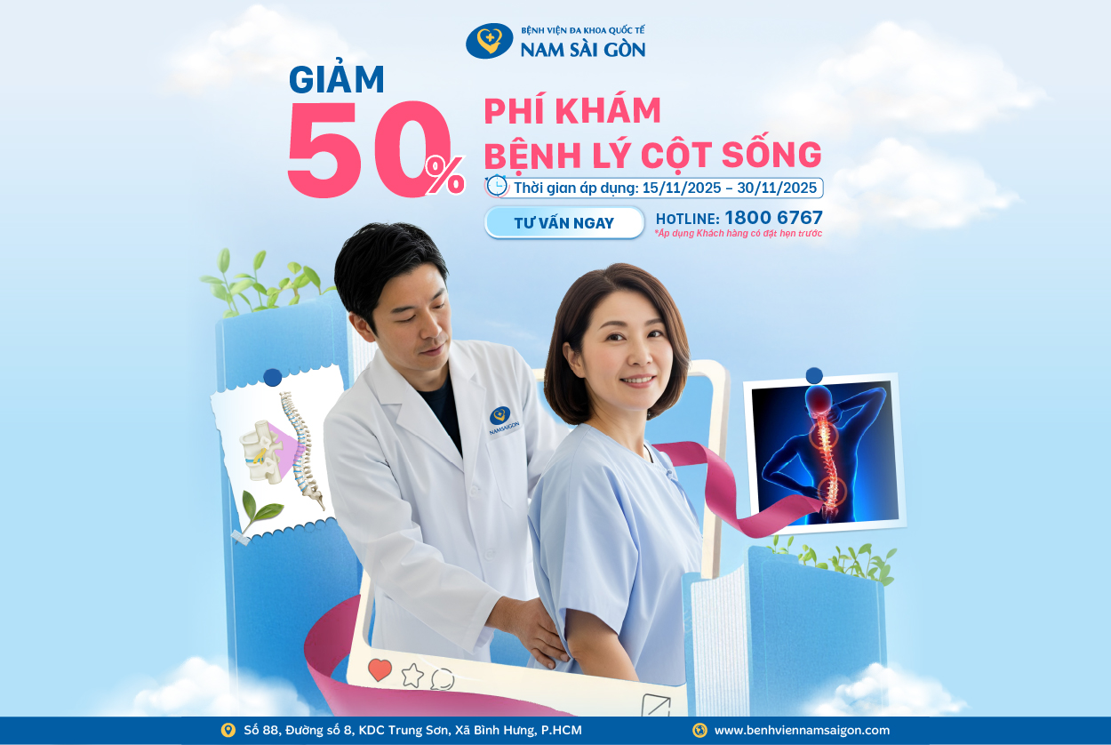 GIẢM 50% PHÍ KHÁM BỆNH LÝ CỘT SỐNG – TRI ÂN NGƯỜI GIEO MẦM