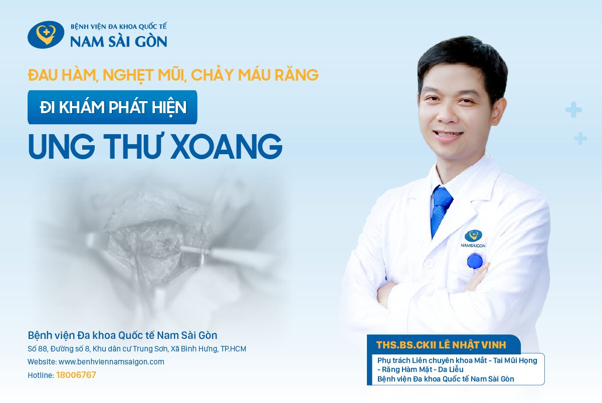 ĐAU HÀM, NGHẸT MŨI, CHẢY MÁU RĂNG – ĐI KHÁM PHÁT HIỆN UNG THƯ XOANG