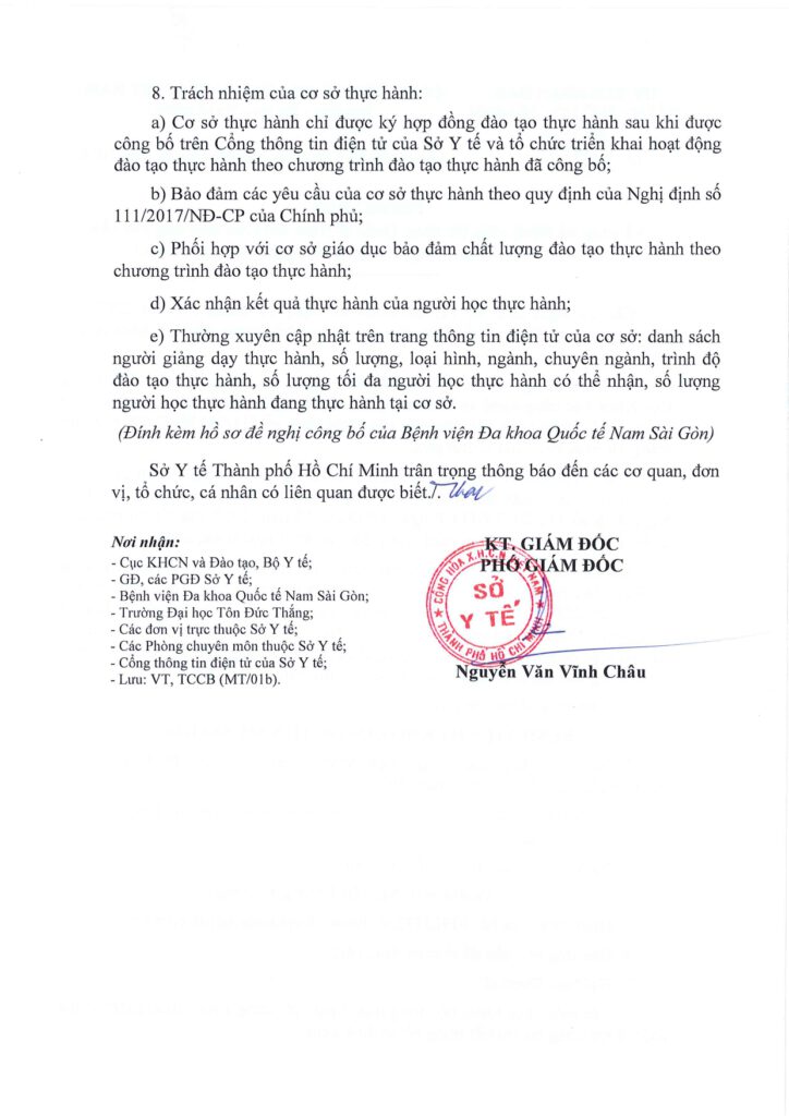 Thong bao co so dao tao thuc hanh khoi nganh suc khoe page 0002