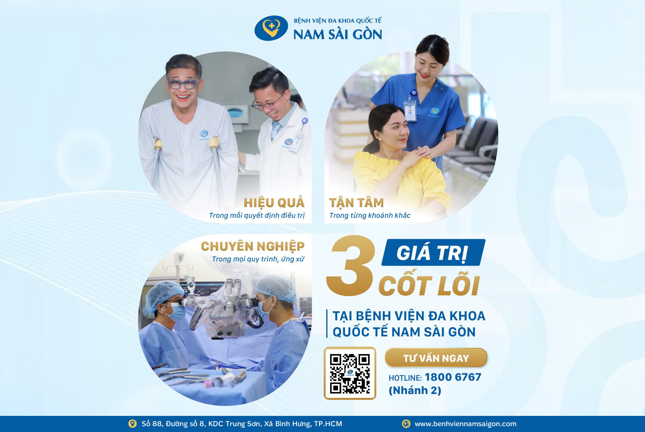 BỆNH VIỆN ĐA KHOA QUỐC TẾ NAM SÀI GÒN KHÁM CHỮA BỆNH HIỆU QUẢ – CHUYÊN NGHIỆP – TẬN TÂM