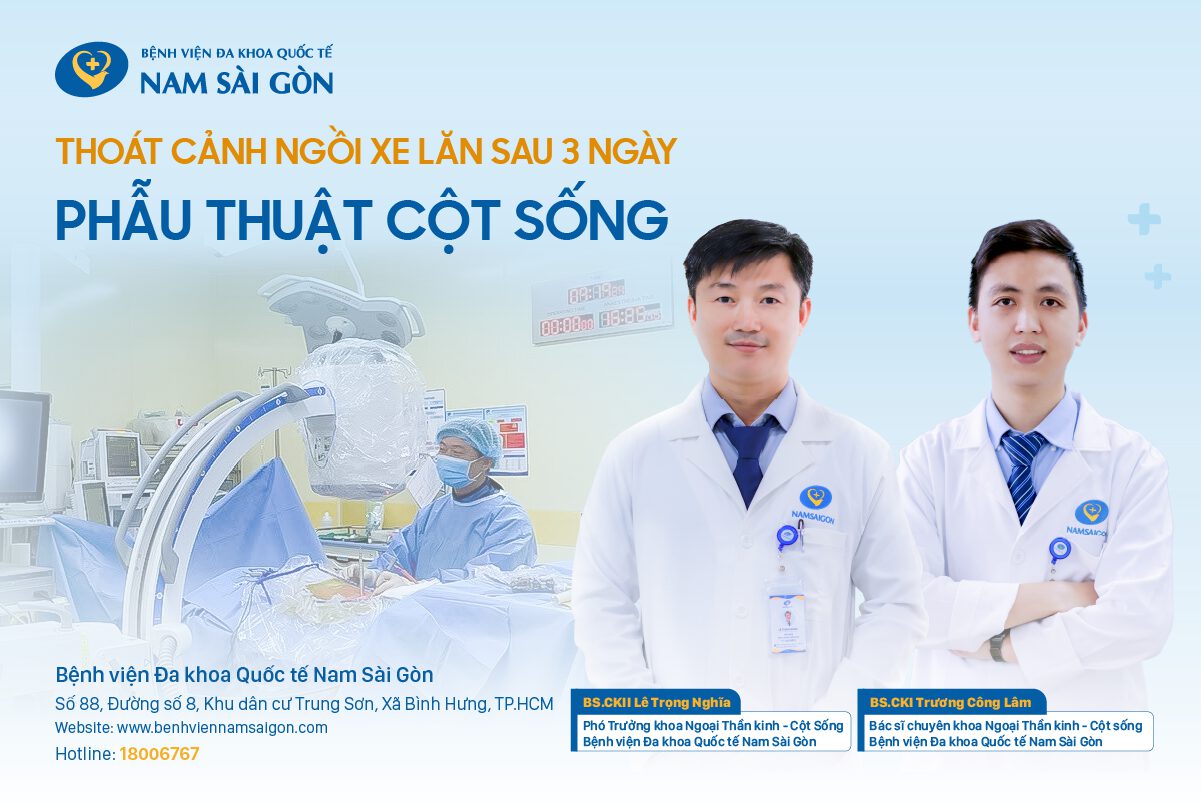 THOÁT CẢNH NGỒI XE LĂN SAU 3 NGÀY PHẪU THUẬT CỘT SỐNG