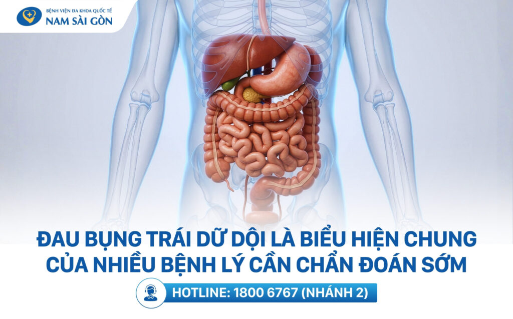 đau bụng dưới bên trái