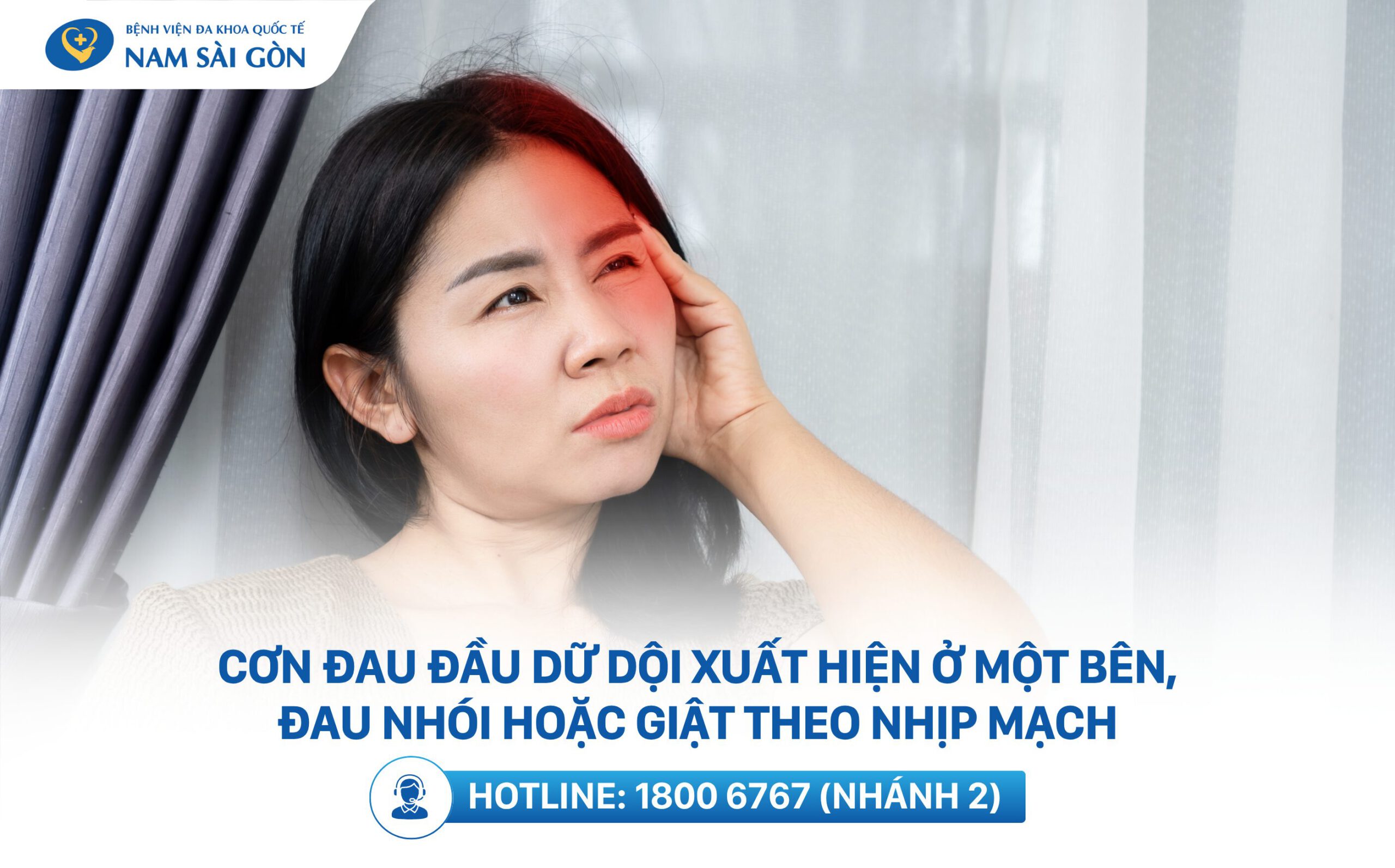 triệu chứng đau nửa đầu