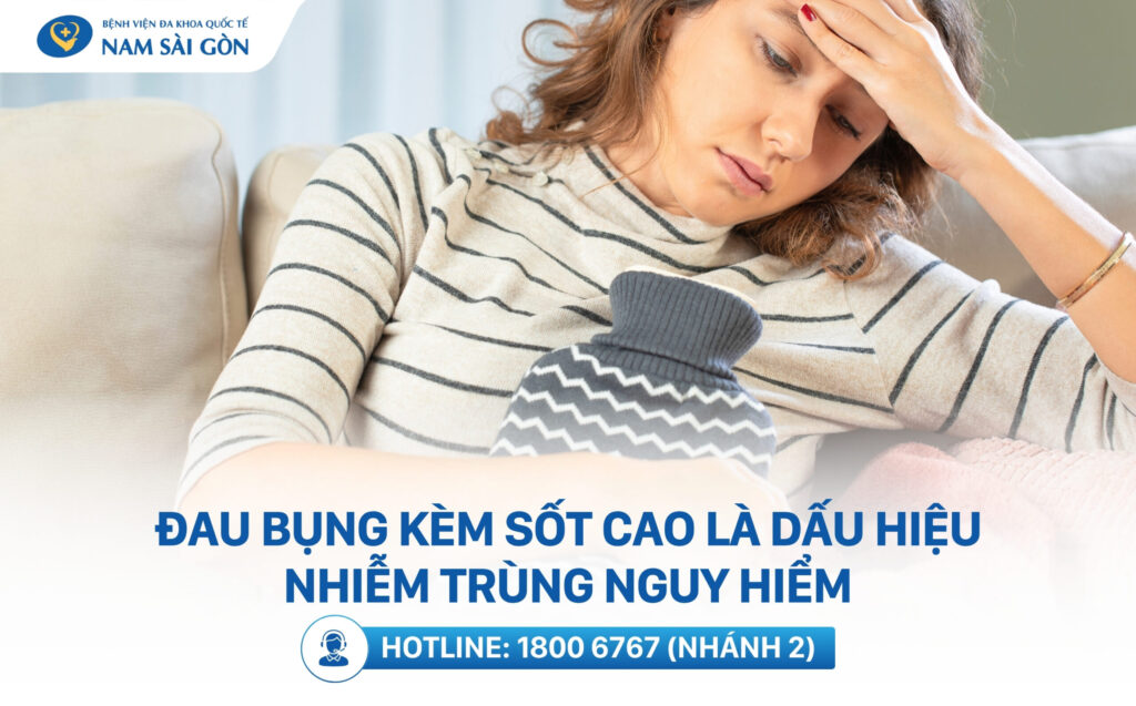 các vị trí đau bụng ở nam