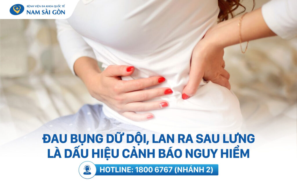 đau quặn bụng trên