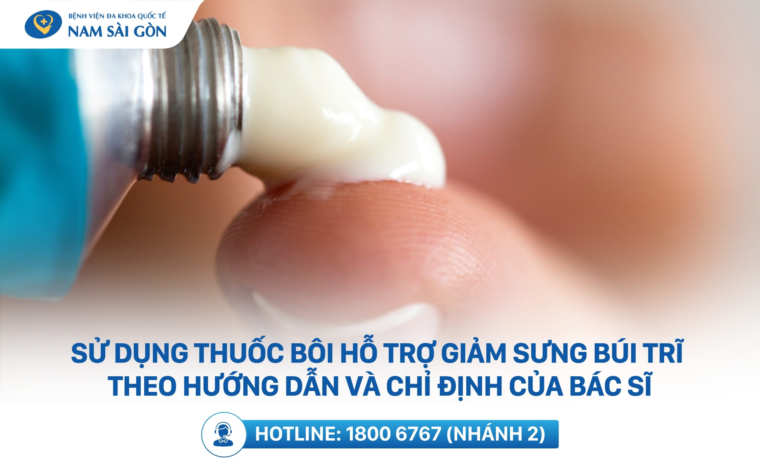 giảm đau bệnh trĩ huyết khối