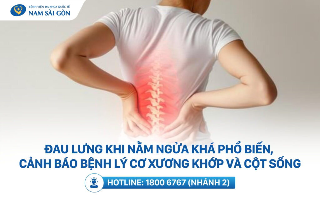 đau lưng khi nằm ngửa