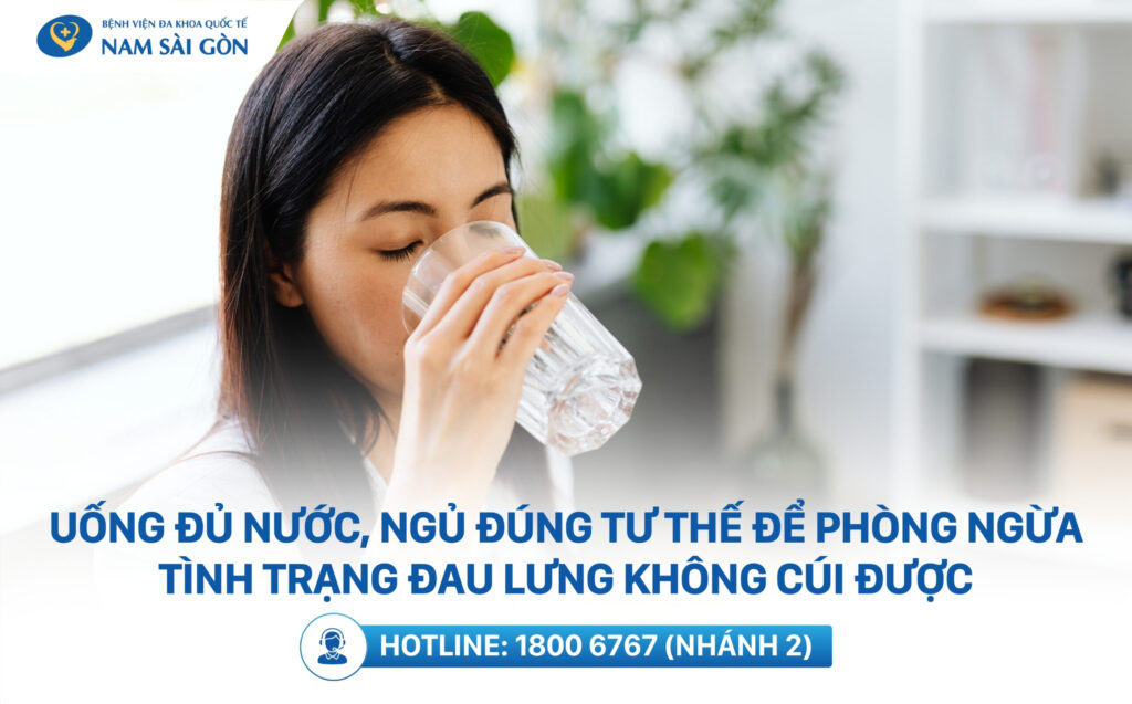 tự nhiên đau lưng không cúi được