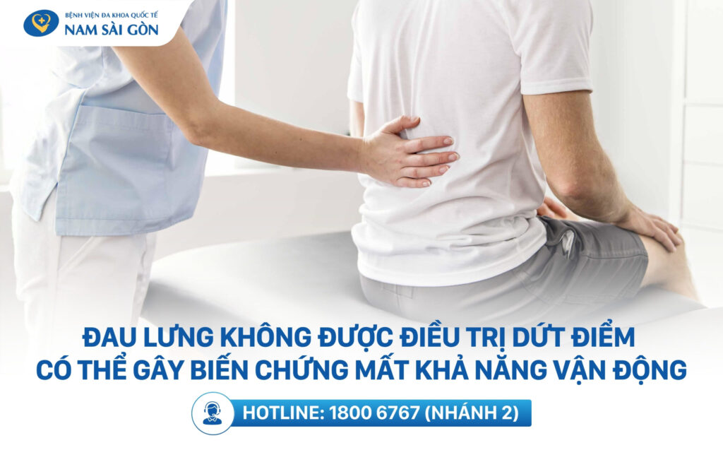đau lưng không cúi được