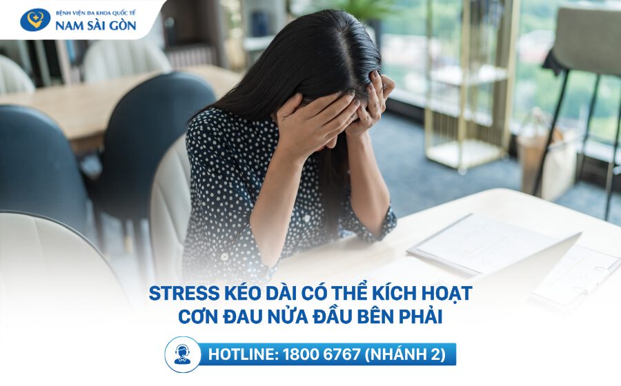 yếu tố gây đau nửa đầu bên phải
