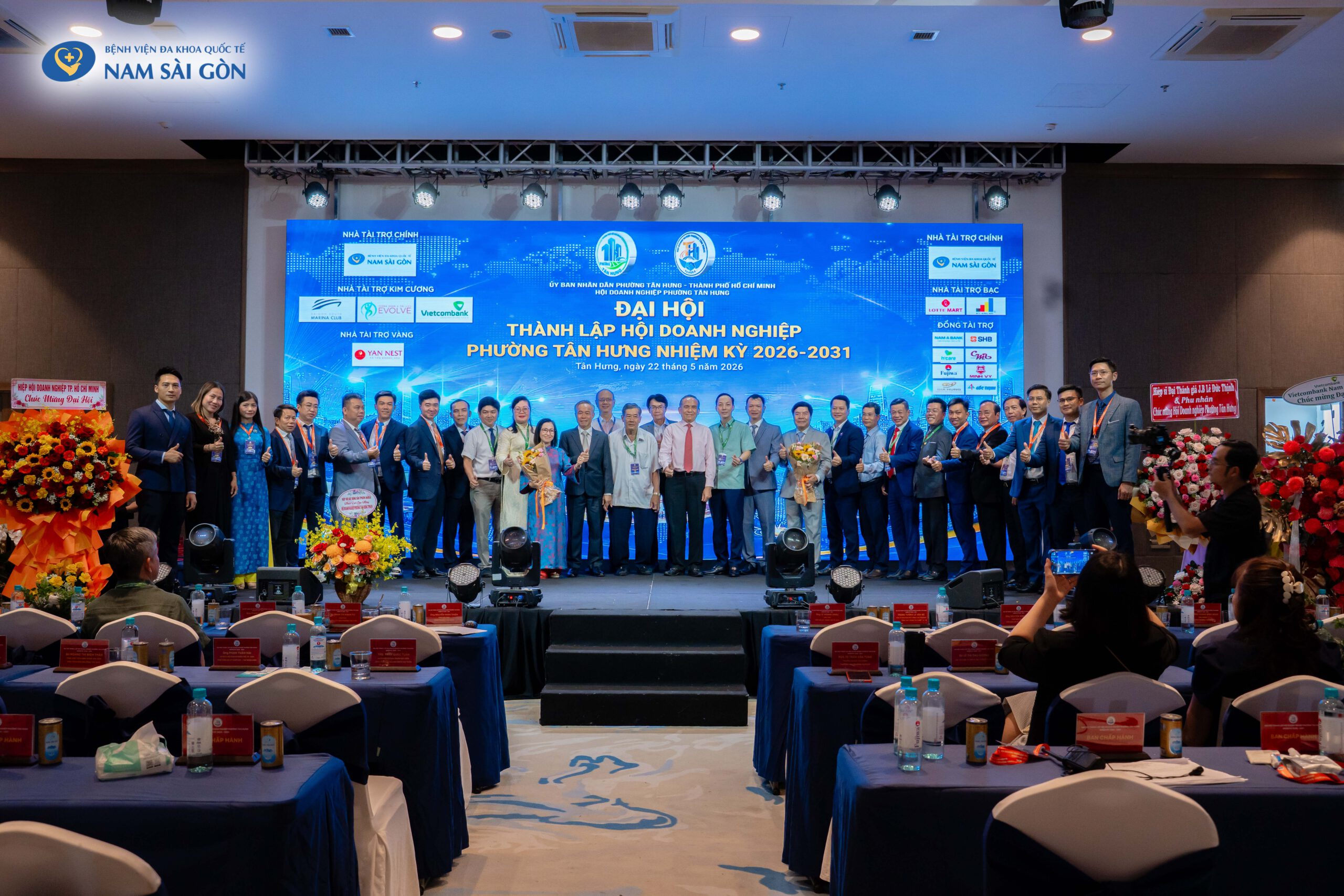 BỆNH VIỆN ĐA KHOA QUỐC TẾ NAM SÀI GÒN ĐỒNG HÀNH CÙNG ĐẠI HỘI THÀNH LẬP HỘI DOANH NGHIỆP PHƯỜNG TÂN HƯNG LẦN I
