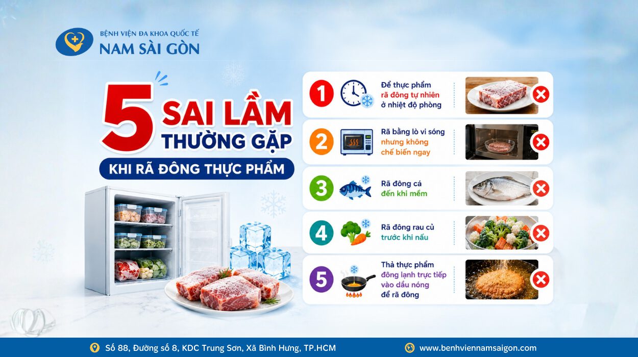 5 SAI LẦM KHI RÃ ĐÔNG THỰC PHẨM VÀ CÁCH XỬ LÝ ĐÚNG