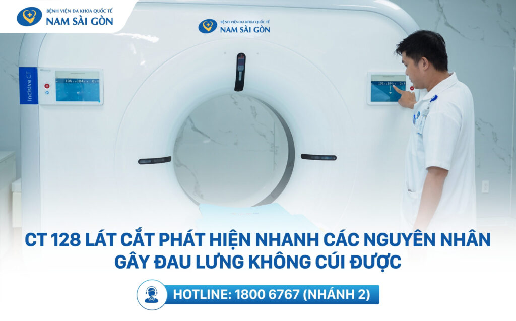 Phương pháp chẩn đoán tình trạng đau lưng không cúi được