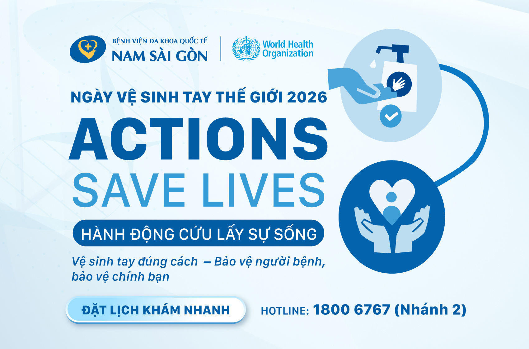 VỆ SINH TAY: HÀNH ĐỘNG NHỎ, CỨU SỐNG HÀNG TRIỆU NGƯỜI MỖI NGÀY