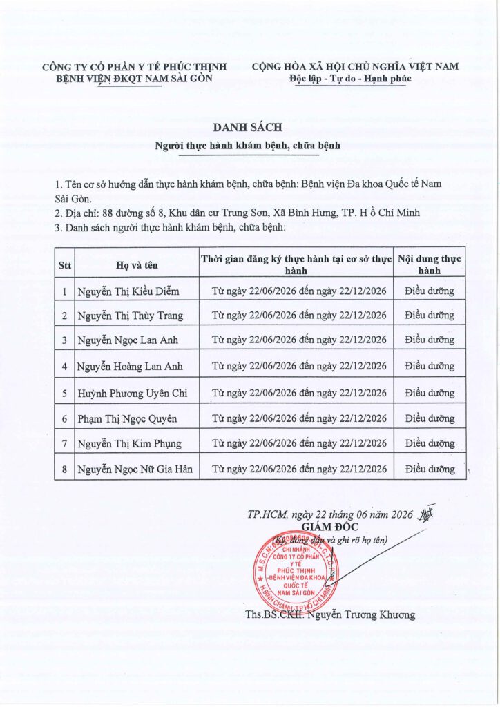 DS Nguoi thuc hanh kham benh chua benh ngay 22062026 22122 26 page 0001