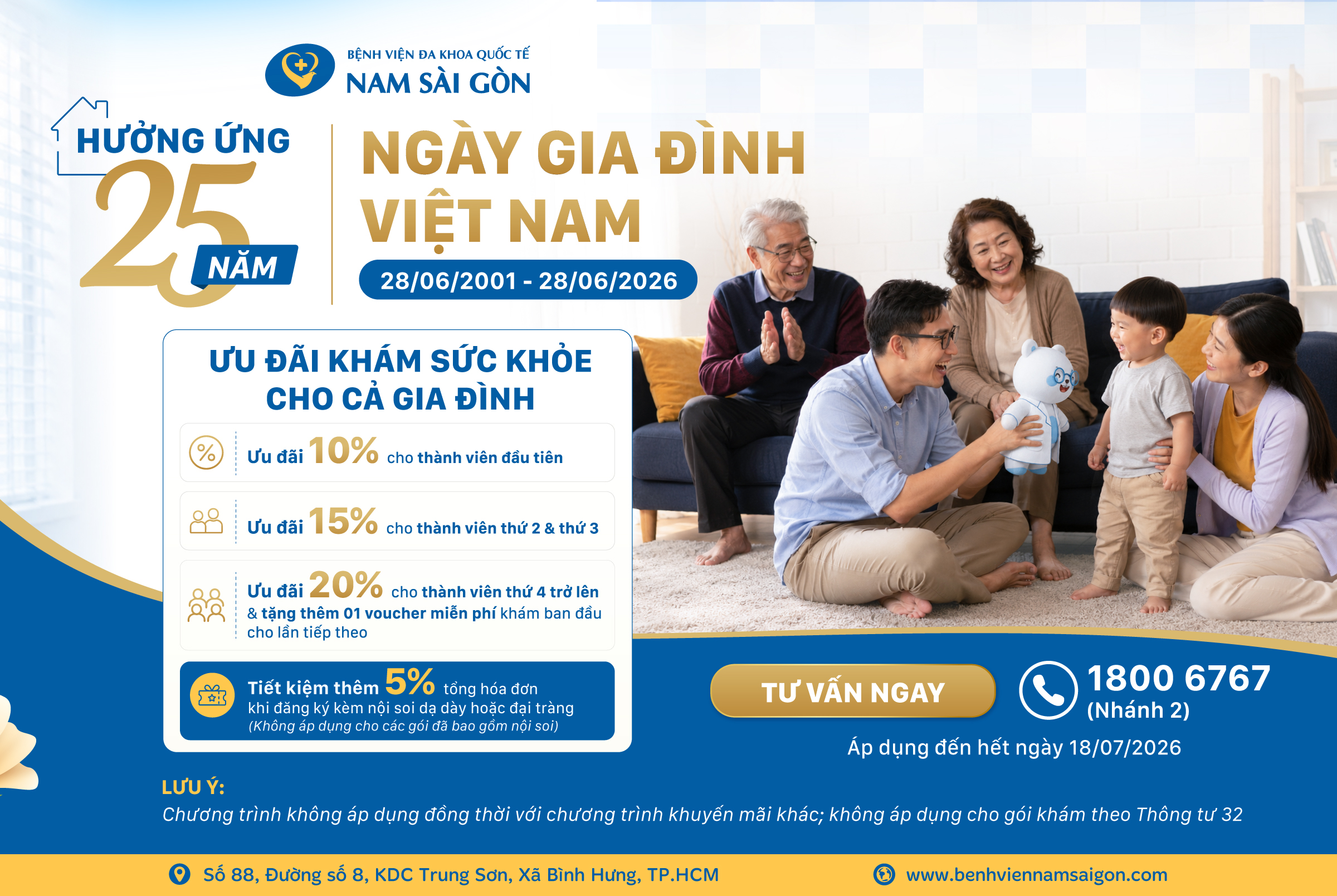 HƯỞNG ỨNG 25 NĂM NGÀY GIA ĐÌNH VIỆT NAM (28/6/2001 – 28/6/2026)
