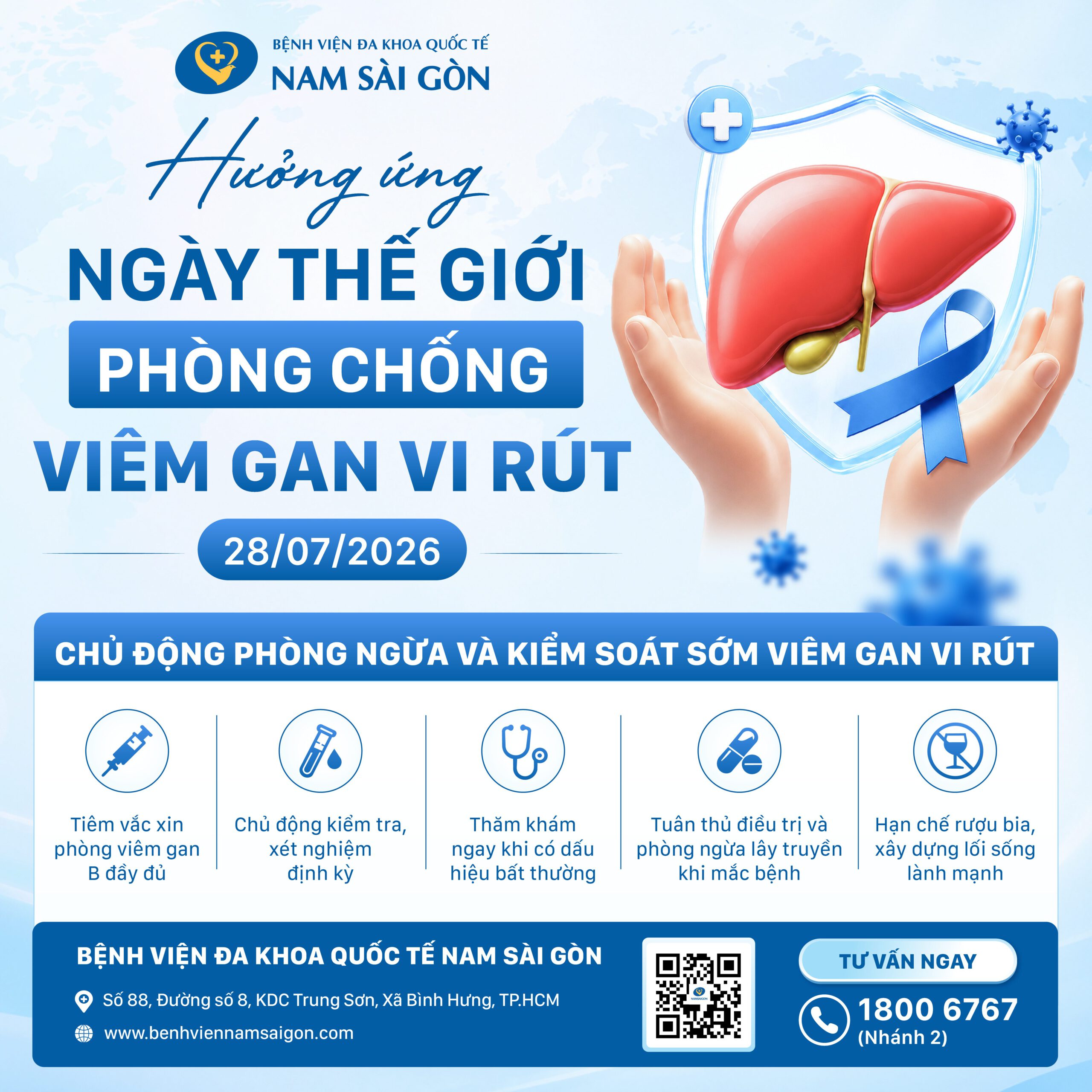 Huong ung Ngay The gioi phong chong benh viem gan sieu vi B 03