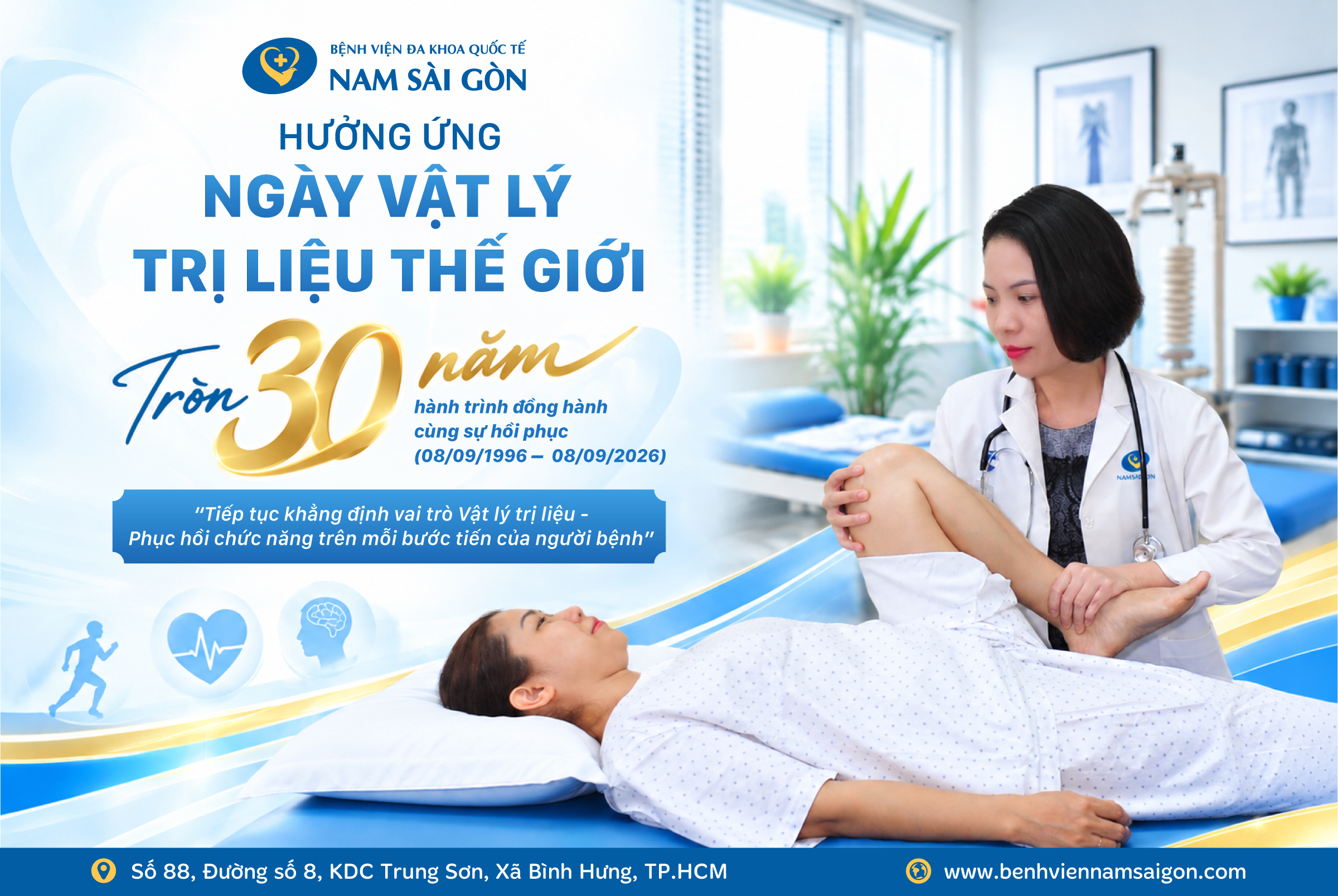 HƯỞNG ỨNG 30 NĂM NGÀY VẬT LÝ TRỊ LIỆU THẾ GIỚI 08/9/2026 